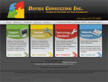Tablet Screenshot of daviesconsulting.ca