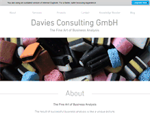 Tablet Screenshot of daviesconsulting.ch